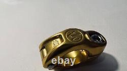 Old school bmx Dia compe mx DC stamped genuine 80's mint in gold Pk ripper Haro