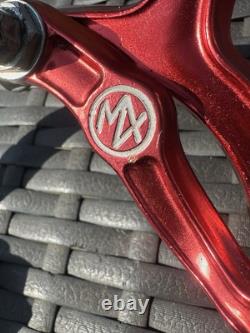 Old school bmx Diacompe Mx1000 Red Rear Brake Caliper With Cool Stop pads 1980's