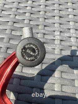 Old school bmx Diacompe Mx1000 Red Rear Brake Caliper With Cool Stop pads 1980's