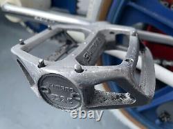 Old school bmx SHIMANO DX 1/2 pedals original 80s used 1/2 for opc