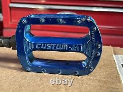 Old school bmx SR custom -m blue 9/16 pedals