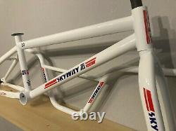 Old school bmx Skyway TA 2020 Frame, forks and bars kit WHITE