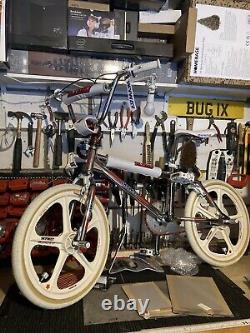 Old school bmx Skyway Ta Streetbeat Rare Chrome 1 Of 5 Prototype Show Bike Bmx