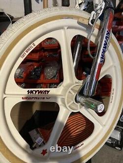 Old school bmx Skyway Ta Streetbeat Rare Chrome 1 Of 5 Prototype Show Bike Bmx