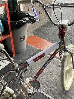 Old school bmx Skyway Ta Streetbeat Rare Chrome 1 Of 5 Prototype Show Bike Bmx