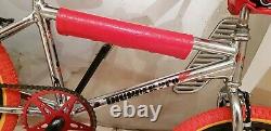 Old school bmx Thunder pro chrome stunning 80s chrome bmx vintage rare bmx mags