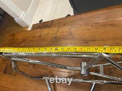 Old school bmx asco pro prototype frame forks bars seat clamp disc chain ring