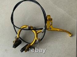 Old school bmx dia compe Gold brake levers all stamped 83