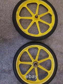 Old school bmx mag wheels BREVATATO GRIMECA 1980s bmx plastic