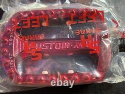 Old school bmx pedals sr custom m red NOS 9/16