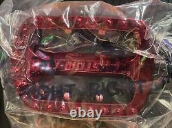 Old school bmx pedals sr custom m red NOS 9/16