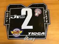 Old school bmx race plate VERY RARE OLD BMX PLATE vintage bmx number plate