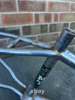 Old school bmx silverfox bmx frame