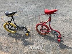 Old school bmx skateboard skate bikes vintage retro bmx old skateboard