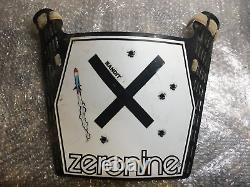 Old school bmx zeronine race plate number plate original 80s