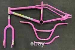 Oldschool 87 Dyno Compe Frameset Og Lavender! Bmx Gt Freestyle Detour Pro Haro