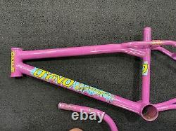 Oldschool 87 Dyno Compe Frameset Og Lavender! Bmx Gt Freestyle Detour Pro Haro