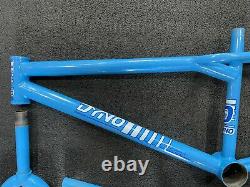 Oldschool 9/85 USA Made Dyno Compe Frameset Maui Blue Bmx Pro Tour Gt Freestyle