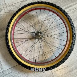 Original 80's Old School Bmx Raleigh Night Burner Weinmann Wheelset
