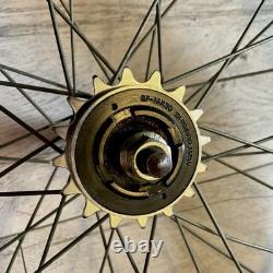 Original 80's Old School Bmx Raleigh Night Burner Weinmann Wheelset