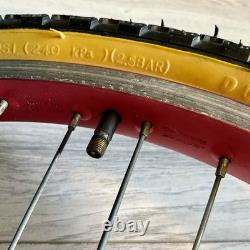 Original 80's Old School Bmx Raleigh Night Burner Weinmann Wheelset