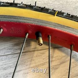 Original 80's Old School Bmx Raleigh Night Burner Weinmann Wheelset