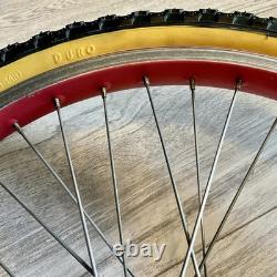 Original 80's Old School Bmx Raleigh Night Burner Weinmann Wheelset