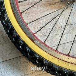 Original 80's Old School Bmx Raleigh Night Burner Weinmann Wheelset