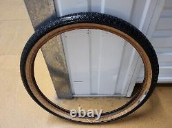 Original 80's Tioga Comp ST Tyre 20x1.75 Old School BMX Rare Blue Green Label