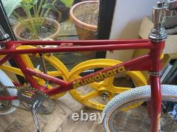 Original 80s Old School Bmx Kuwahara Magician Vintage 87 Twin Tube Freestyler