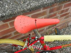 Original Old School 1983 Raleigh Burner Mk1 BMX Unrestored Survivor Red Yellow