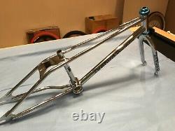 Original dp firebird freestyler old school bmx frame forks headset and pads