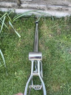 Original old skool chrome freestyle bmx frame late 80s early 90s