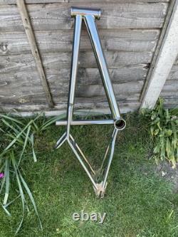 Original old skool chrome freestyle bmx frame late 80s early 90s