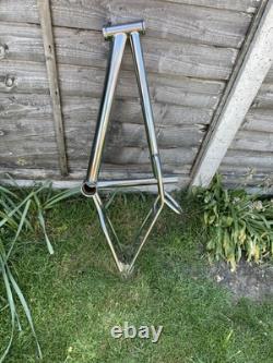 Original old skool chrome freestyle bmx frame late 80s early 90s