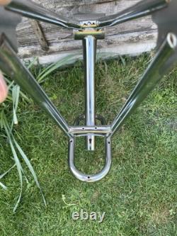 Original old skool chrome freestyle bmx frame late 80s early 90s