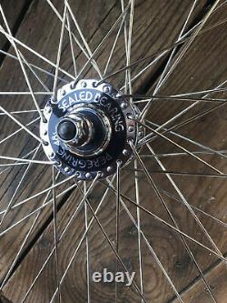 Peregrine Super Pro 48 Sealed Chrome Hubs Wheels Suzue Old School 80's BMX Rare