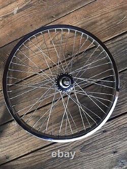 Peregrine Super Pro 48 Sealed Chrome Hubs Wheels Suzue Old School 80's BMX Rare