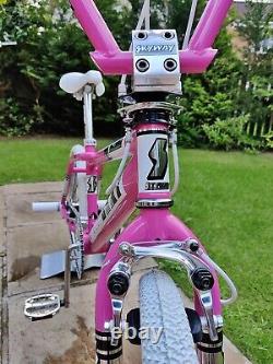 Pink Old School BMX Bike USA Retro Vintage Freestyler Bicycle Mid Skool SKYWAY