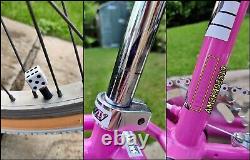 Pink Old School BMX Bike USA Retro Vintage Freestyler Bicycle Mid Skool SKYWAY