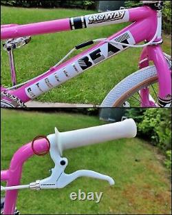 Pink Old School BMX Bike USA Retro Vintage Freestyler Bicycle Mid Skool SKYWAY