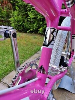 Pink Old School BMX Bike USA Retro Vintage Freestyler Bicycle Mid Skool SKYWAY