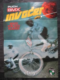 Puch Bmx Brochure 1984 Old School Bmx Original Bmx Catalog Poster Vintage Bmx