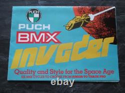 Puch Bmx Brochure 1984 Old School Bmx Original Bmx Catalog Poster Vintage Bmx
