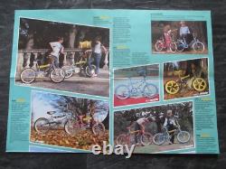 Puch Bmx Brochure 1984 Old School Bmx Original Bmx Catalog Poster Vintage Bmx