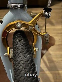 Quadangle S E Racing, Old School BMX Blue And Gold Complete Bike Rare 1983