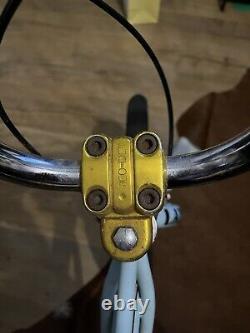 Quadangle S E Racing, Old School BMX Blue And Gold Complete Bike Rare 1983