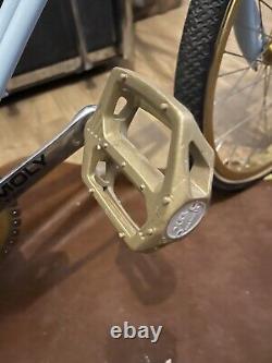 Quadangle S E Racing, Old School BMX Blue And Gold Complete Bike Rare 1983