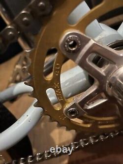 Quadangle S E Racing, Old School BMX Blue And Gold Complete Bike Rare 1983