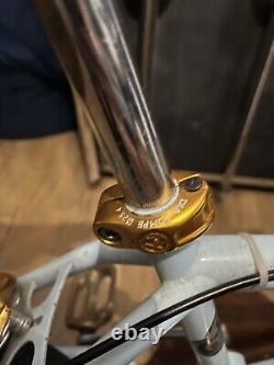 Quadangle S E Racing, Old School BMX Blue And Gold Complete Bike Rare 1983